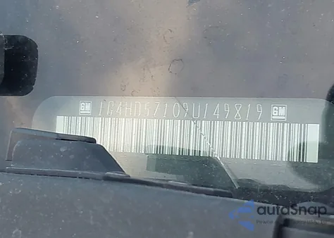 2009 Buick Lucerne Cxl-3 z USA, uszkodzony, nr VIN 1G4HD57109U149819